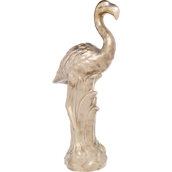 Deco Figurine Flamingo Side Gold