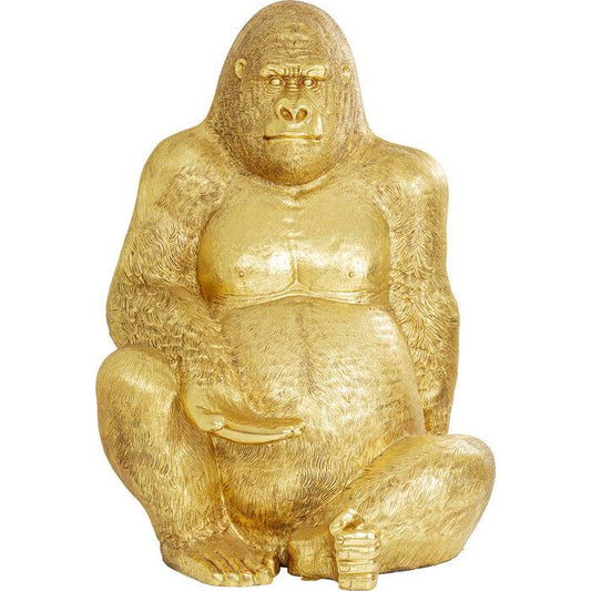 Deco Figurine Gorilla Gold XL 180