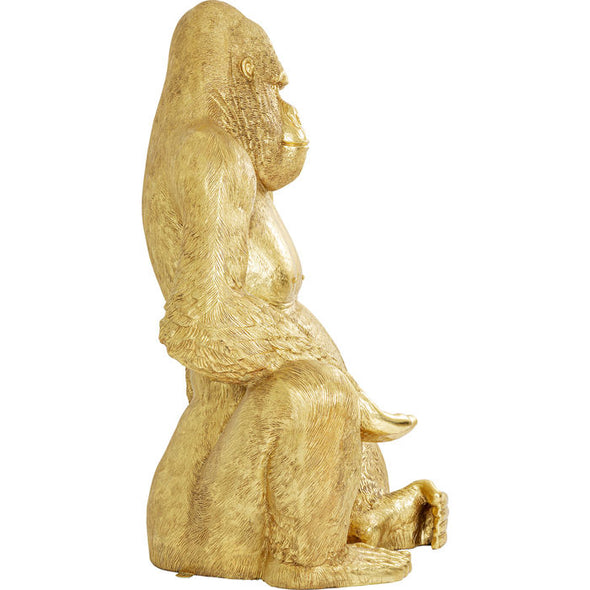 Deco Figurine Gorilla Gold XXL 249