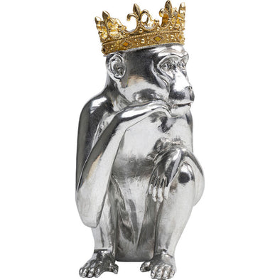 Deco Figurine King Lui Silver 35