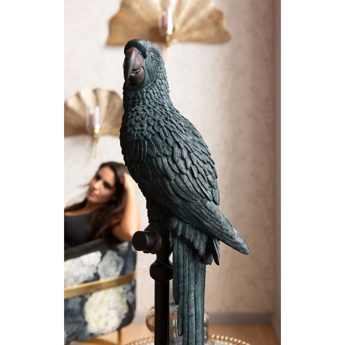 Green Parrot Figurine