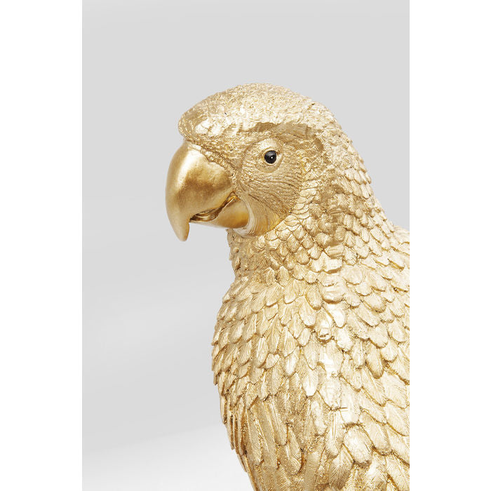 Deco Figurine Parrot Gold 116cm