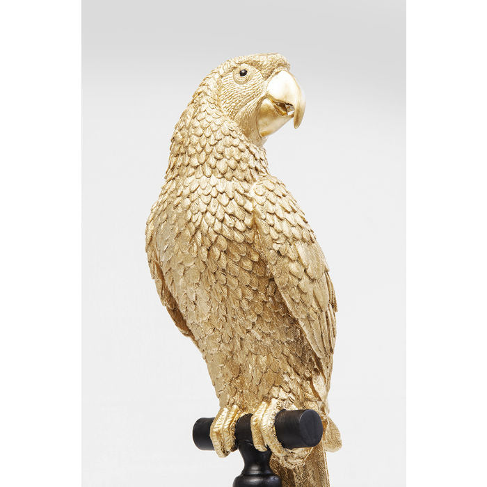 Deco Figurine Parrot Gold 116cm