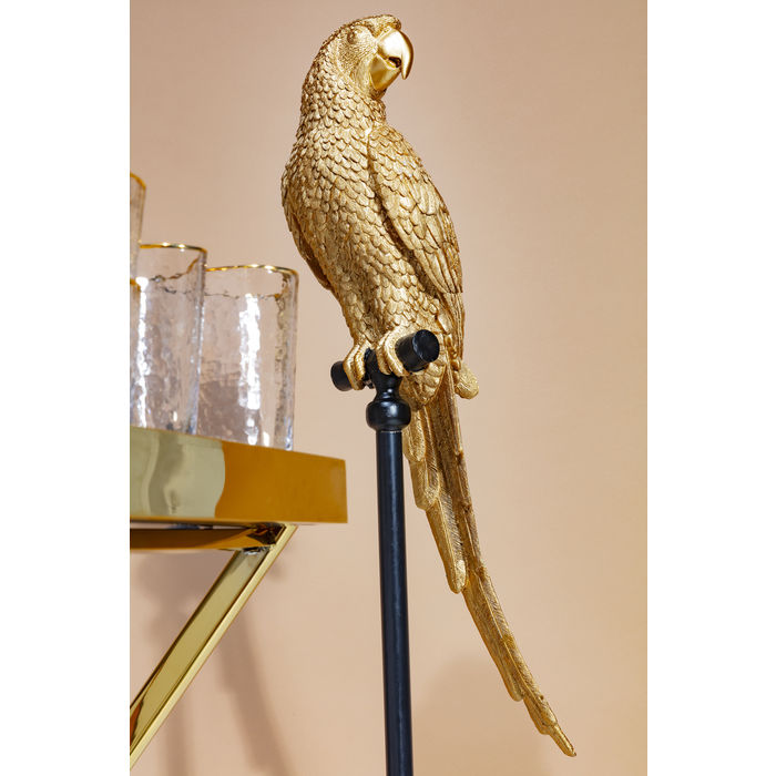 Deco Figurine Parrot Gold 116cm