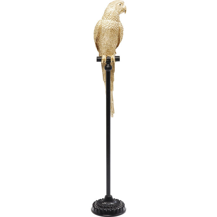 Deco Figurine Parrot Gold 116cm