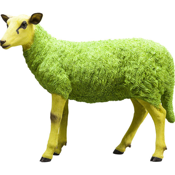 Deco Figurine Sheep Colore Green