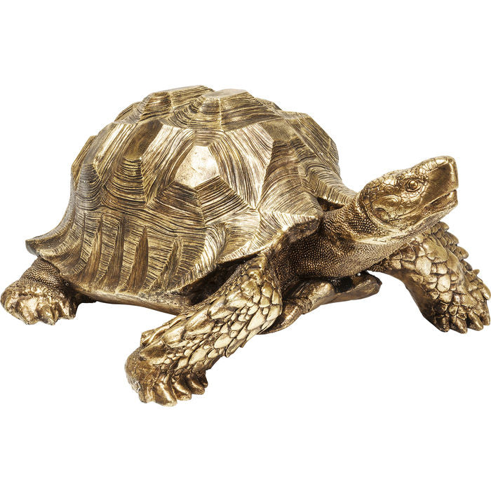 Gold Turtle Deco Figurine