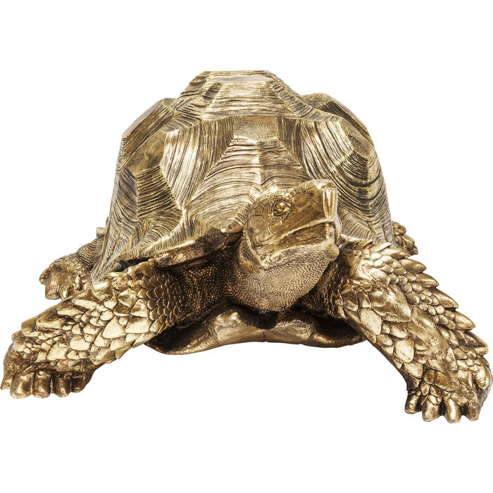 Gold Turtle Deco Figurine