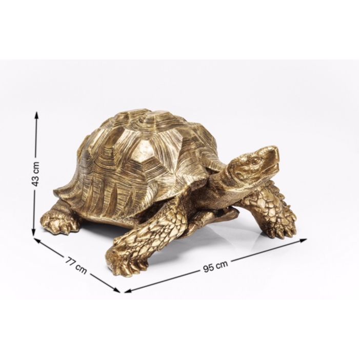 Gold Turtle Deco Figurine