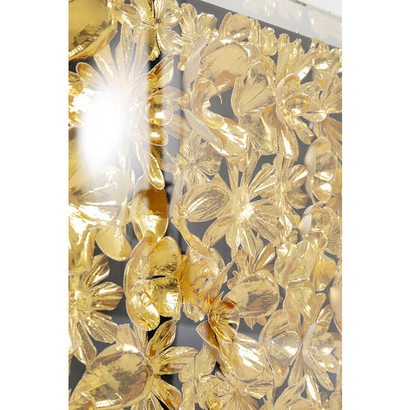 Deco Frame Gold Flower 80x80cm