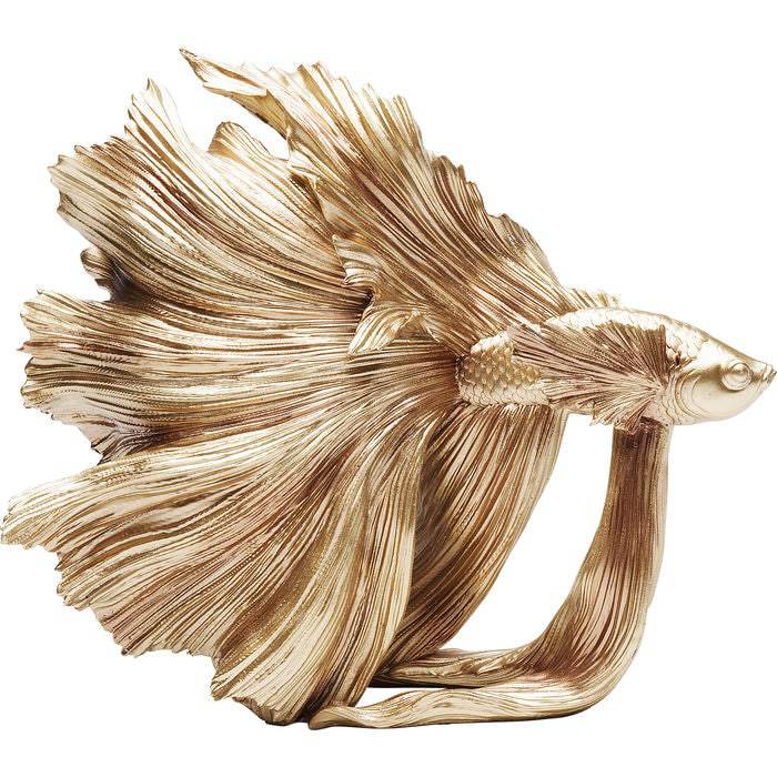 Golden Betta Fish Decor 