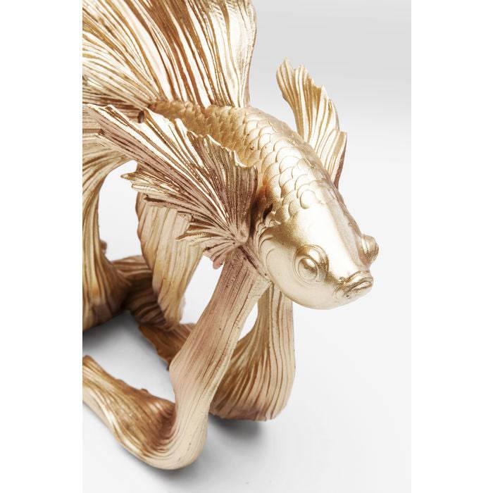 Golden Betta Fish Decor 