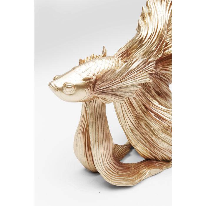 Golden Betta Fish Decor 