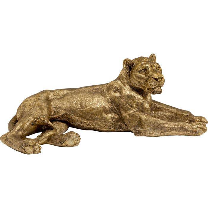 Deco Object Lion Gold 113cm - JULIA VENCE STORE