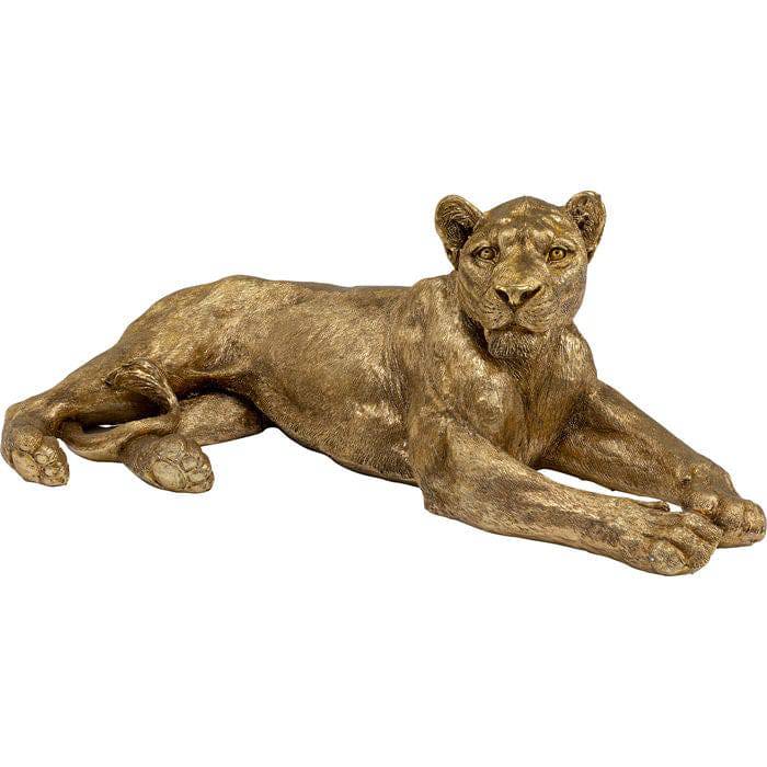 Deco Object Lion Gold 113cm - JULIA VENCE STORE