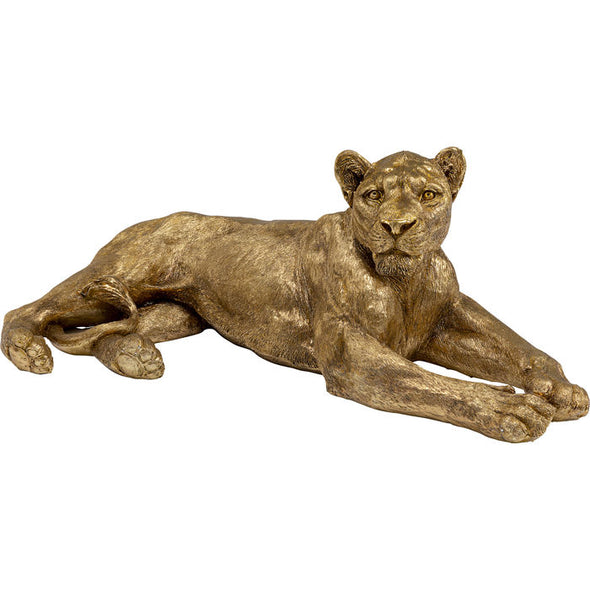 Deco Object Lion Gold 113cm