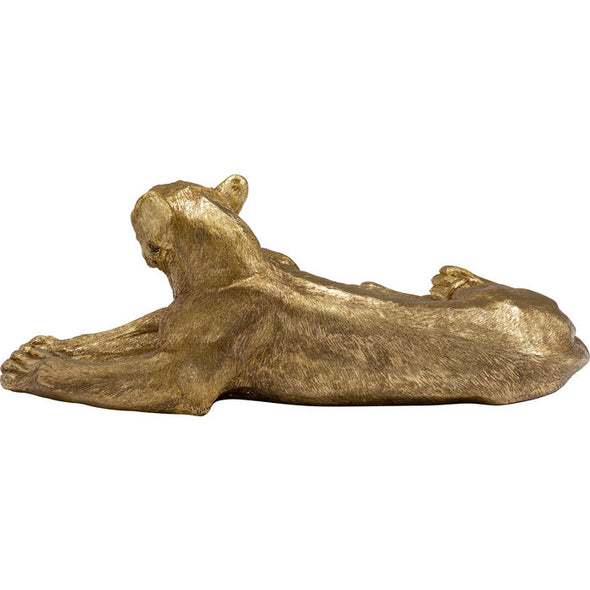 Deco Object Lion Gold 113cm