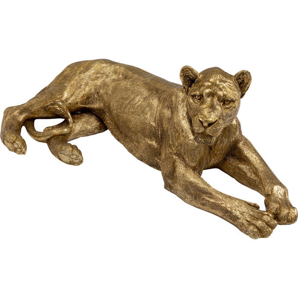 Deco Object Lion Gold 113cm