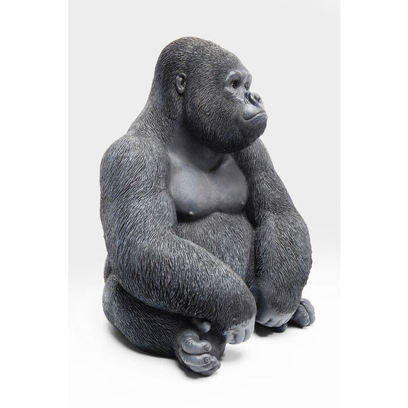 Deco Object Monkey Gorilla Side Medium Black