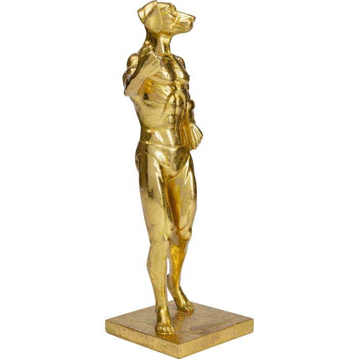 Deco Object  Muscle Dog Gold - JULIA VENCE STORE