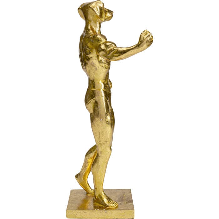 Deco Object  Muscle Dog Gold - JULIA VENCE STORE