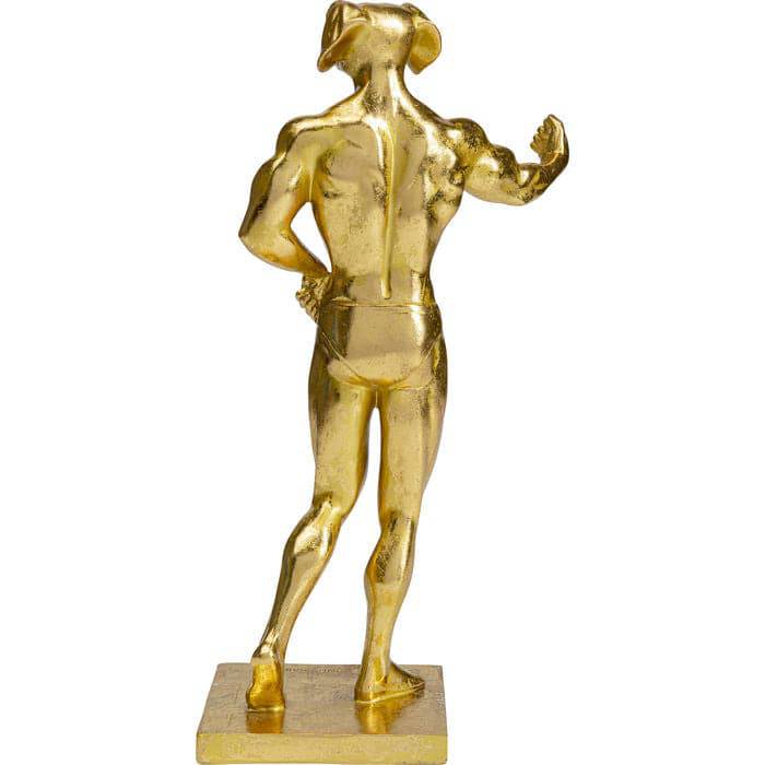 Deco Object  Muscle Dog Gold - JULIA VENCE STORE