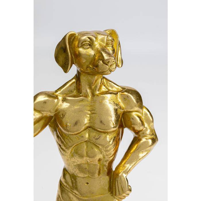 Deco Object  Muscle Dog Gold - JULIA VENCE STORE