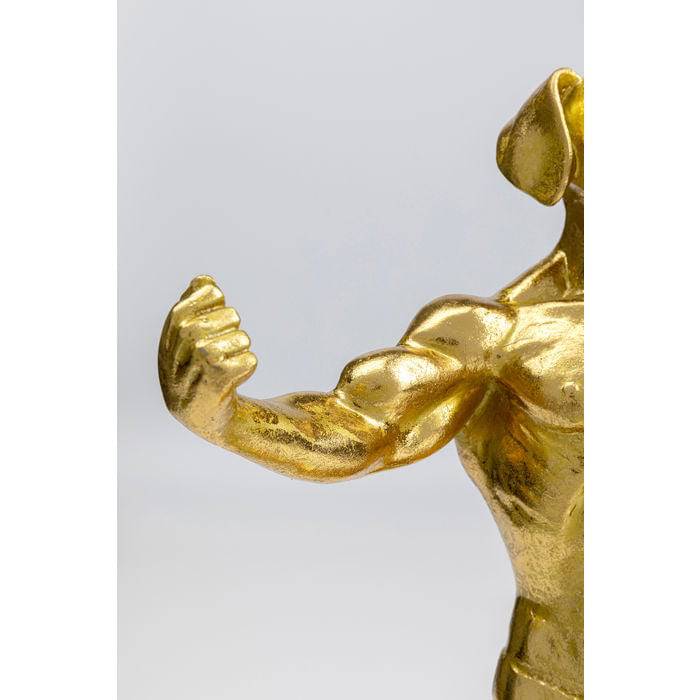 Deco Object  Muscle Dog Gold - JULIA VENCE STORE