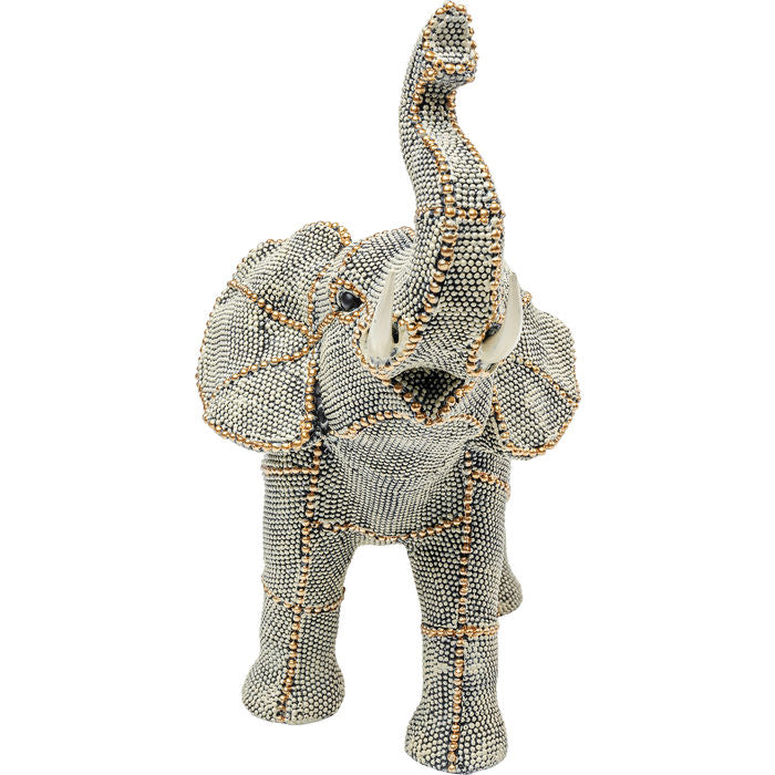 Deco Object Walking Elephant Pearls Small