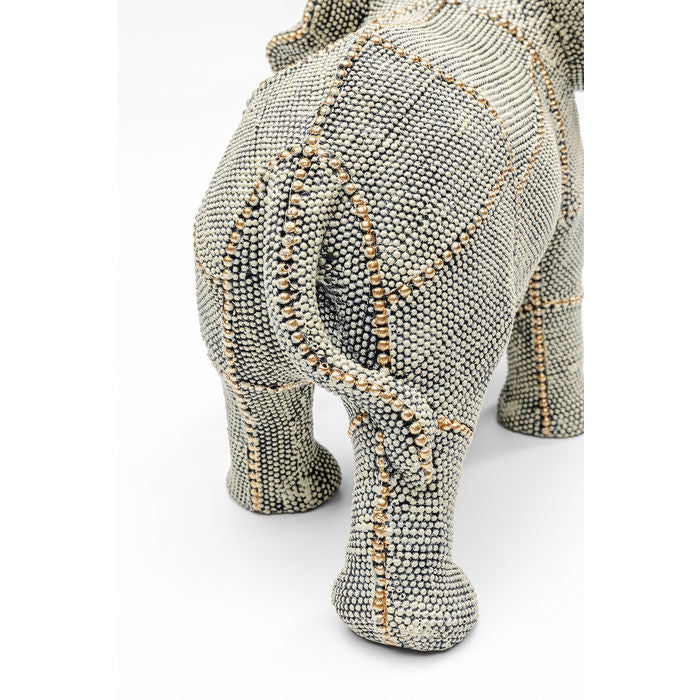 Deco Object Walking Elephant Pearls Small