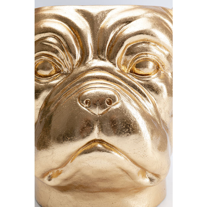 Deco Planter Bulldog Gold