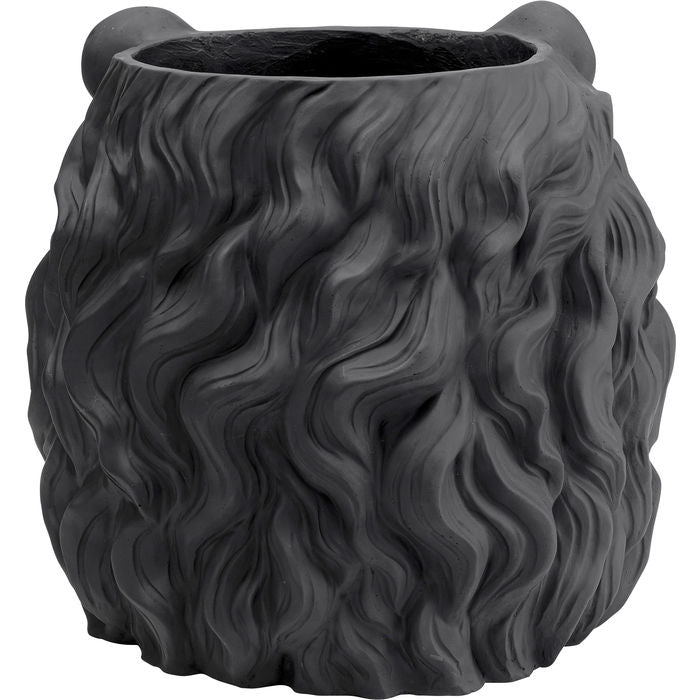 Deco Planter Lion Black