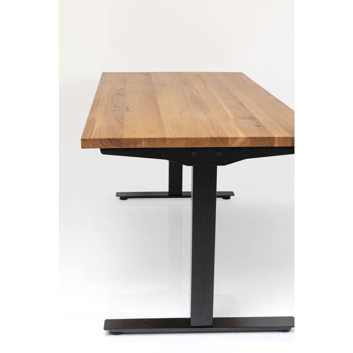 Desk Office Jackie Oak Black 160x80