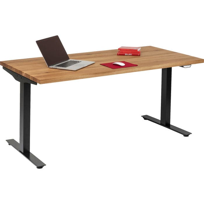 Desk Office Jackie Oak Black 160x80