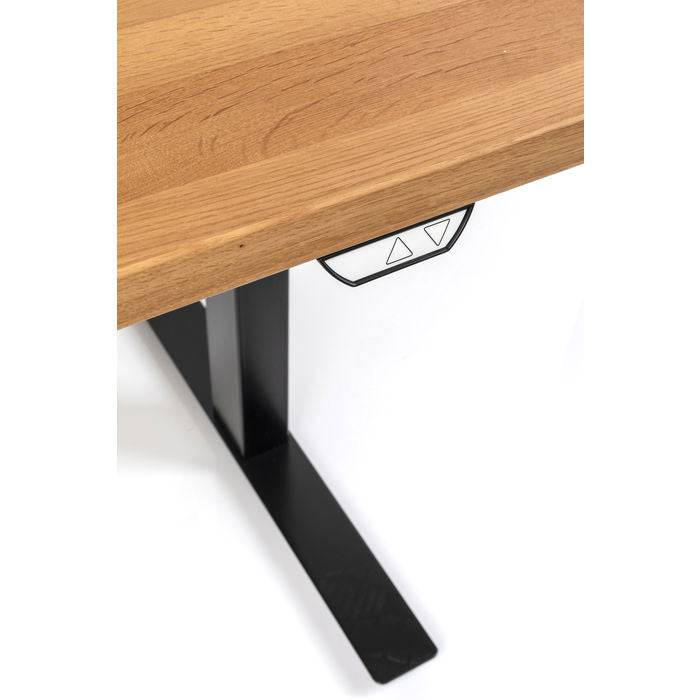 Desk Office Jackie Oak Black 160x80