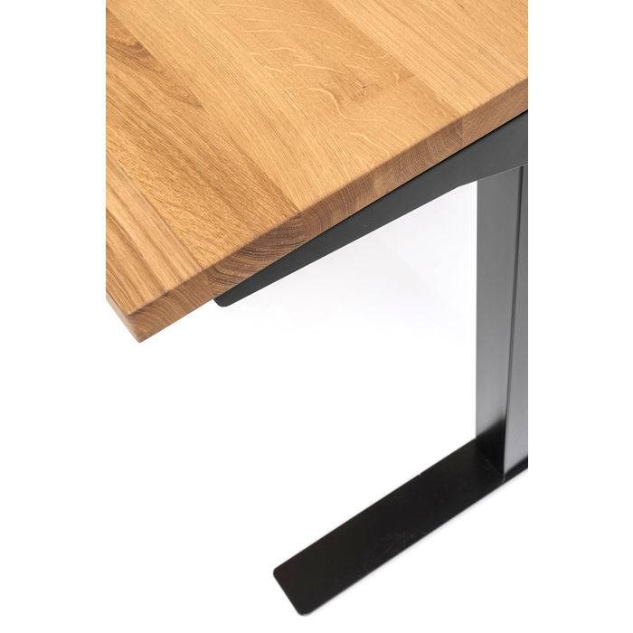 Desk Office Jackie Oak Black 160x80