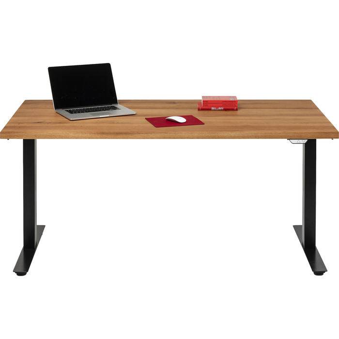 Desk Office Jackie Oak Black 160x80