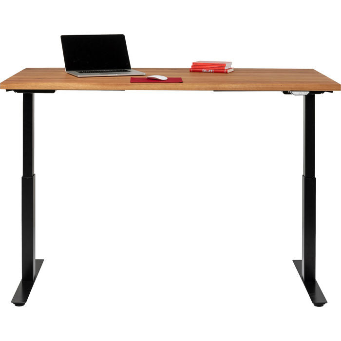 Desk Office Jackie Oak Black 180x90