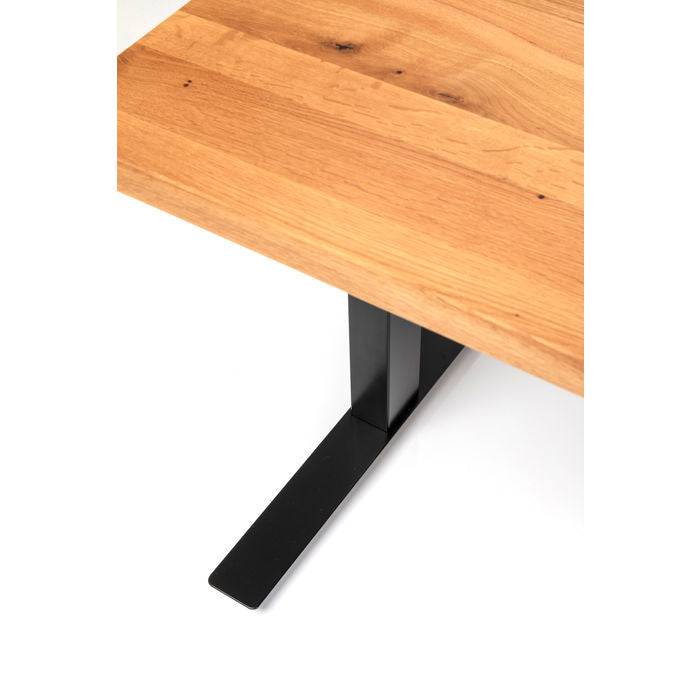 Desk Office Jackie Oak Black 160x80