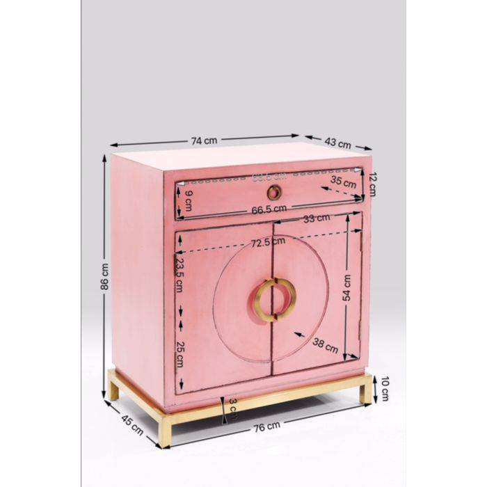 Dresser Disk Pink - JULIA VENCE STORE