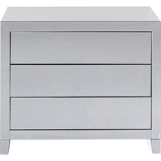 Dresser Luxury Push 3 Drawers Grey