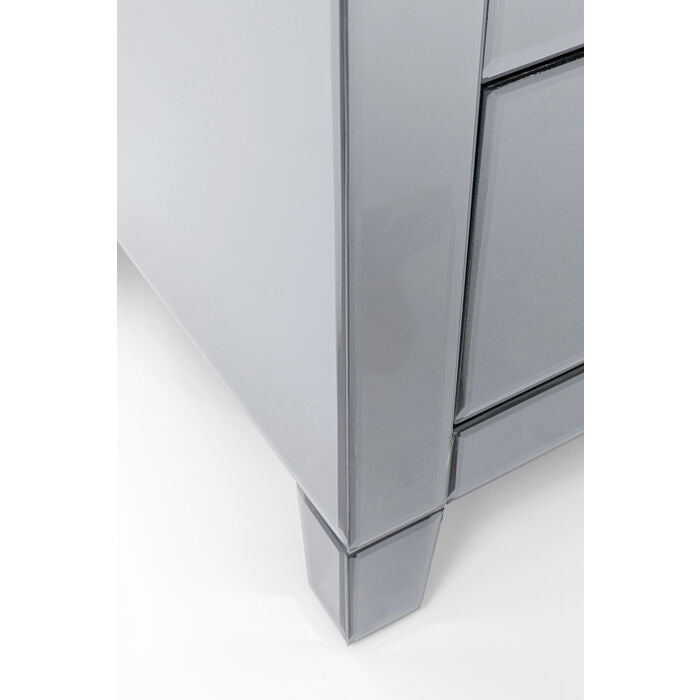 Dresser Luxury Push 3 Drawers Grey