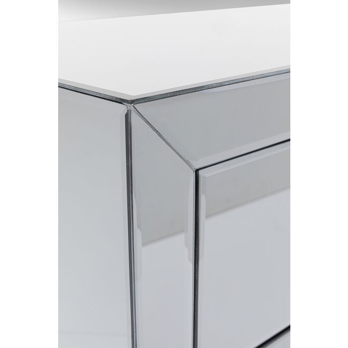 Dresser Luxury Push 3 Drawers Grey