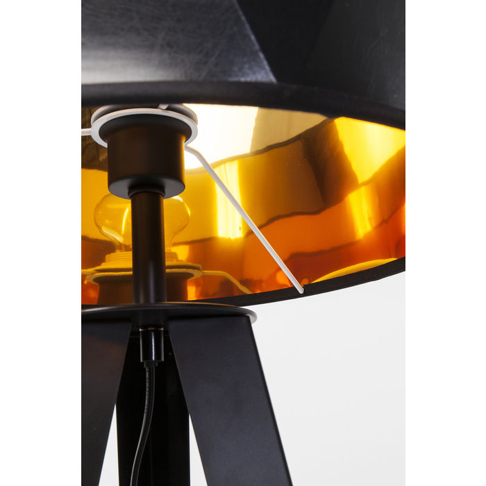 Floor Lamp Stright Tripod Matt Black