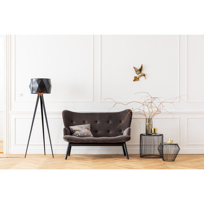 Floor Lamp Stright Tripod Matt Black