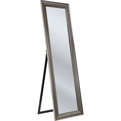 Floor Mirror Frame Silver 180x55cm