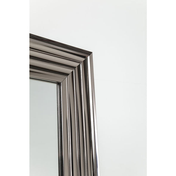 Floor Mirror Frame Silver 180x55cm