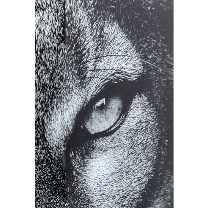 Glass Picture Cat Girl 80x120 - JULIA VENCE STORE