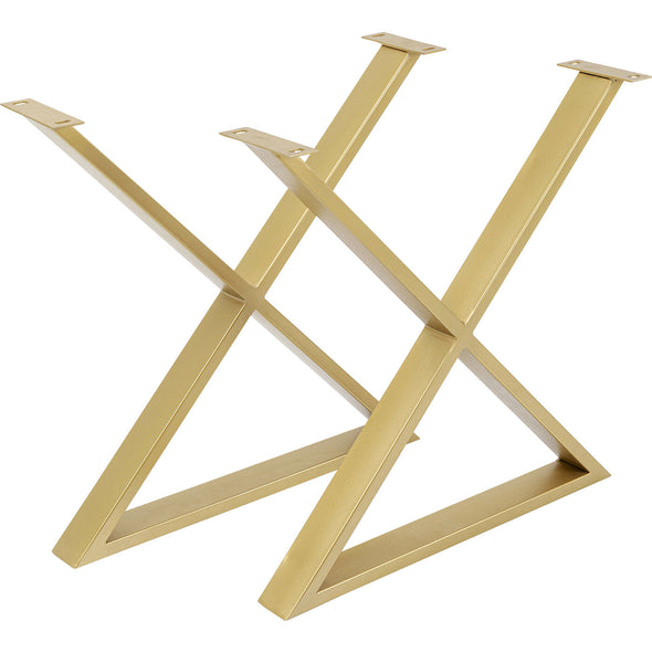 Base Tavola Cross Brass (2/Set)