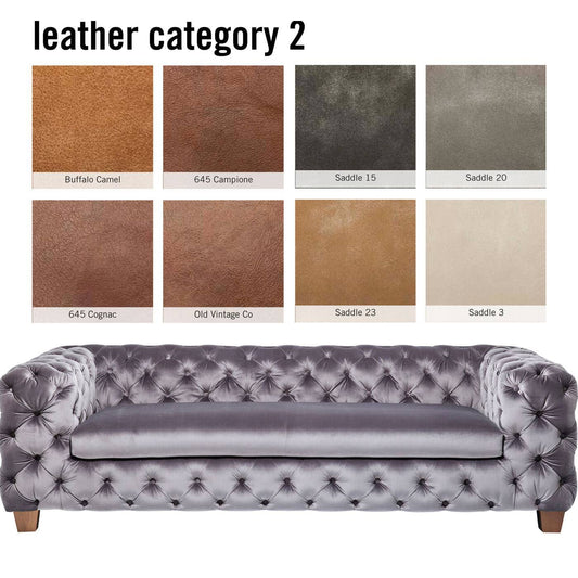 Sofa Desire 3 Seater Individual Leather 2 - JULIA VENCE STORE